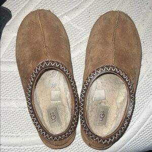 UGG Tan Suede Slip-Ons